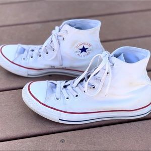 White High-Top Converse